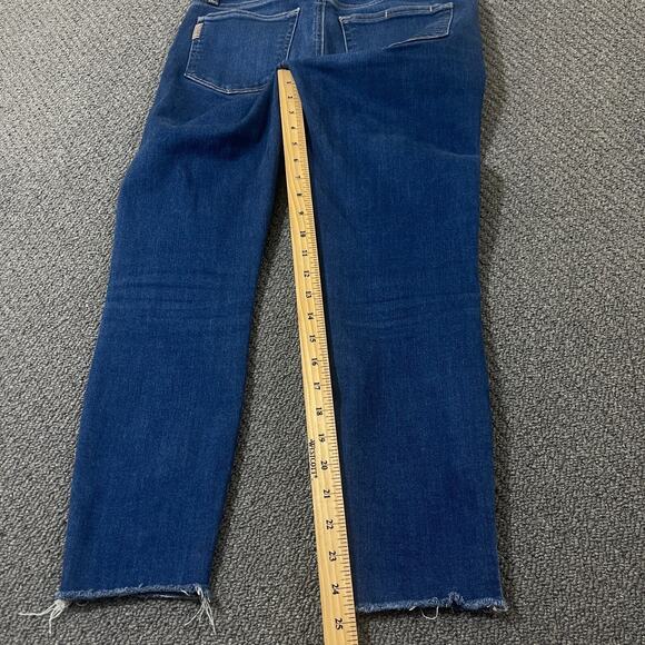 Paige Jeans Womens Size 27 Verdugo Crop Raw Hem Blue Denim - Picture 7 of 12